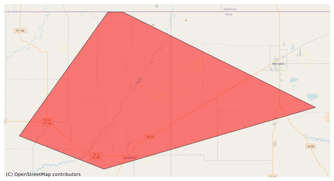 Severe Thunderstorm Warning - Floyd, #TX; #Motley, #TX - NWS Amarillo TX