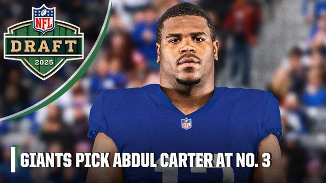 Highlight Reel 🎥 New York Giants grab Penn State’s Abdul Carter at No. 3 | 2025 NFL Draft