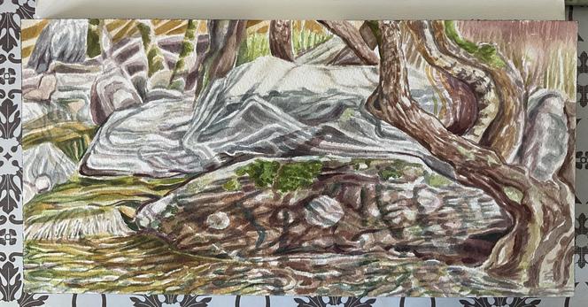 The whole picture is 30x15cm
