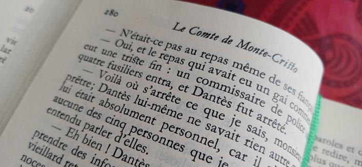La page 280 du roman Le Comte de Monte Cristo