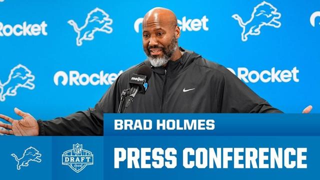 Brad Holmes NFL Draft Day 1 Press Conference | April 24, 2025