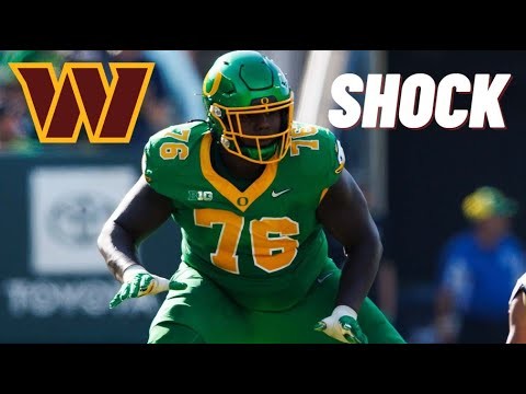 Washington Commanders Draft OT Josh Conerly Fan Reaction! Shut Down Abdul Carter