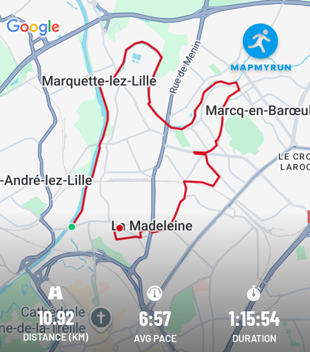 Running map & data

Distance 10.92 km
Pace 6:57
Duration 1:15:54