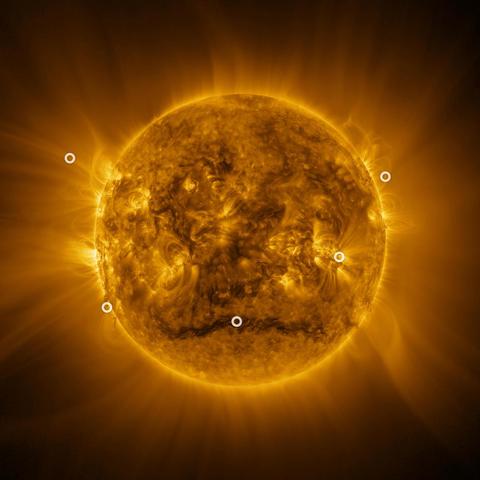 Solar Orbiter’s widest high-res view of the Sun
CREDIT : ESA & NASA/Solar Orbiter/EUI Team, E. Kraaikamp (ROB)