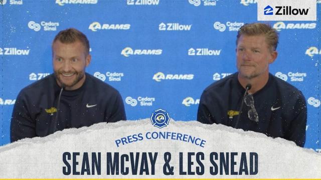 Les Snead & Sean McVay Recap Day 1 of 2025 NFL Draft