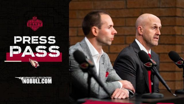 GM Monti Ossenfort HC Jonathan Gannon Draft Round 1 Press Conference