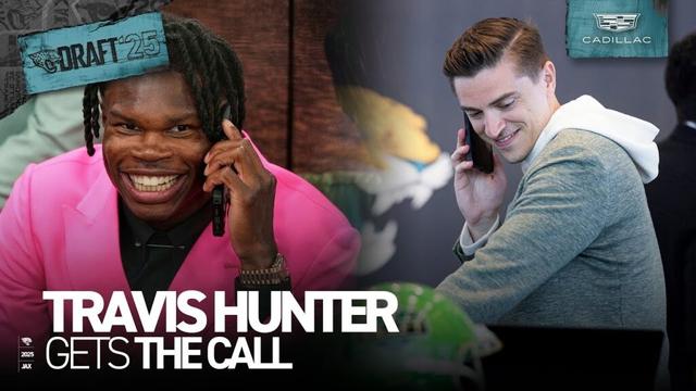 Travis Hunter Gets the Call | 2025 NFL Draft | Jacksonville Jaguars