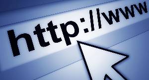 a generic browser address bar set at an angle