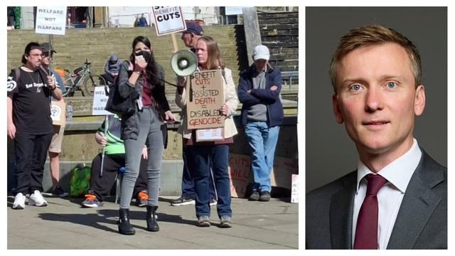Torsten Bell and disability campaigners