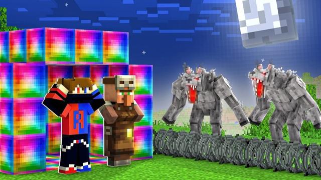 OP AVARITA BASE vs SCARY WEREWOLVES in Minecraft