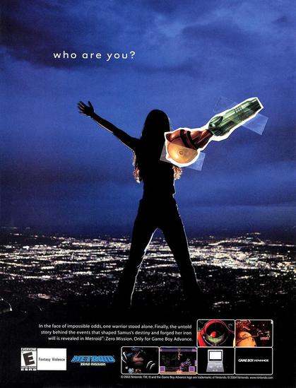 🎮 Metroid: Zero Mission Magazine Ad (Nintendo R&D1 - 2004)