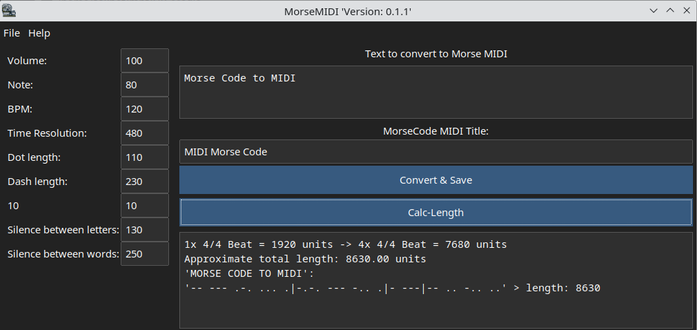 Darkly theme activated in #MorseMIDI
