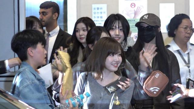 SMN｜SAY MY NAME (HITOMI、MEI、KANNY、SOHA、DOHEE、JUNHWI、SEUNGJOO) Hong Kong Airport Arrival 20250425