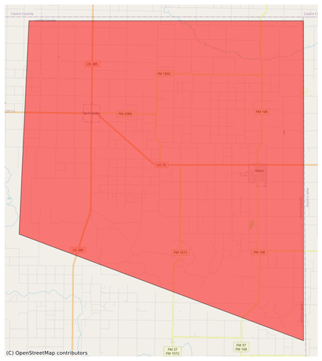 Severe Thunderstorm Warning -  - NWS Lubbock TX