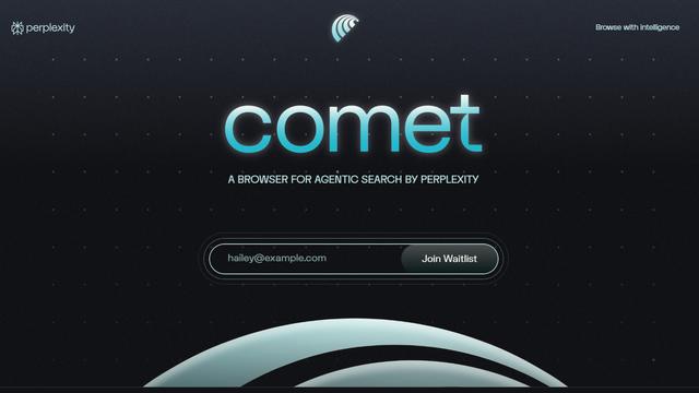 <figure class="wp-block-image size-large wp-lightbox-container"><img alt="Imagem mostra o navegador Comet da Perplexity" class="wp-image-822955" height="596" src="https://files.tecnoblog.net/wp-content/uploads/2025/04/perplexity-capa-1060x596.jpg" width="1060" /><button class="lightbox-trigger" type="button">
			<svg fill="none" height="12" viewBox="0 0 12 12" width="12" xmlns="http://www.w3.org/2000/svg">
				<path d="M2 0a2 2 0 0 0-2 2v2h1.5V2a.5.5 0 0 1 .5-.5h2V0H2Zm2 10.5H2a.5.5 0 0 1-.5-.5V8H0v2a2 2 0 0 0 2 2h2v-1.5ZM8 12v-1.5h2a.5.5 0 0 0 .5-.5V8H12v2a2 2 0 0 1-2 2H8Zm2-12a2 2 0 0 1 2 2v2h-1.5V2a.5.5 0 0 0-.5-.5H8V0h2Z" fill="#fff">
			</svg>
		</button><figcaption class="wp-element-caption">Comet é o navegador da Perplexity com agente de IA integrada para te rastrear e vender anúncios (imagem: Felipe Freitas/Tecnoblog)</figcaption></figure>


<details class="tb-resumo tb-callout padrao">
    Resumo
    <div class="tb-resumo-topicos tb-callout-texto"><ul>
<li>O Comet, navegador da Perplexity AI ainda indisponível ao público, foi projetado para rastrear usuários e oferecer anúncios hiperpersonalizados.</li>
<li>A empresa aposta na integração de IA ao navegador para ampliar a coleta de dados e fortalecer seu modelo de negócios.</li>
<li>Mesmo com as crescentes críticas sobre privacidade no setor, o CEO da Perplexity acredita que os usuários vão valorizar anúncios mais relevantes.</li>
</ul>
</div>
</details>


<p>O CEO da Perplexity AI, Aravind Srinivas, foi sincero sobre
