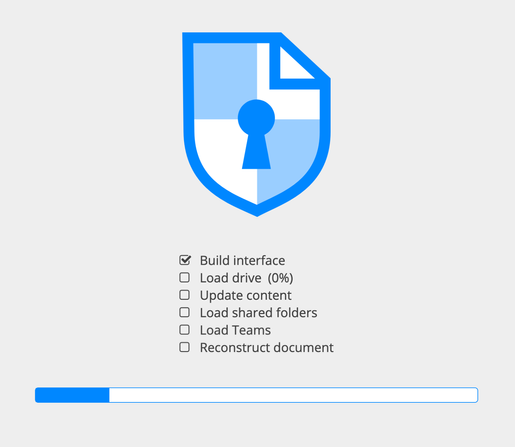 cryptpad checklist before the file is fully open.