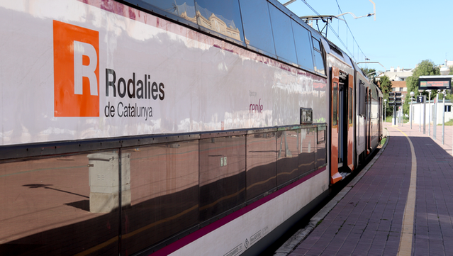 Un Rodalies aturat a l'andana (ACN/G. Sánchez)