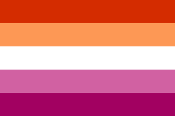 Drapeau fierté lesbienne