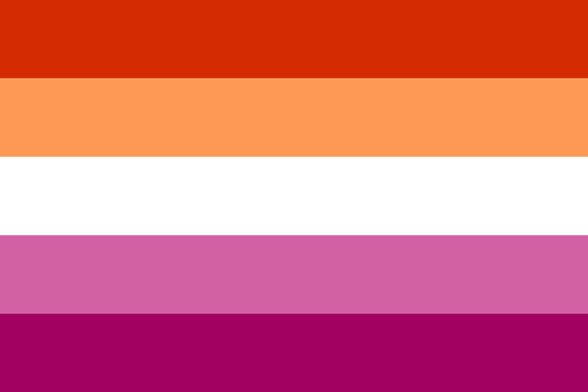 Drapeau fierté lesbienne