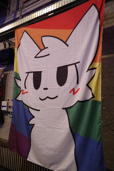 Rainbow Boykisser flag