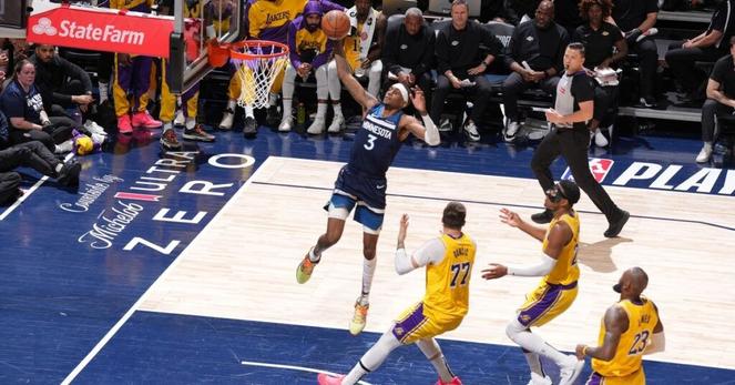 Wolves vs. Lakers Playoffs Final Score: Edwards, McDaniels Dominate