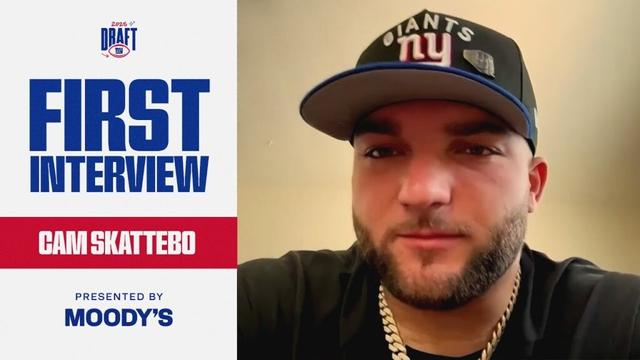 FIRST INTERVIEW: Cam Skattebo on Becoming a New York Giant | Giants Draft