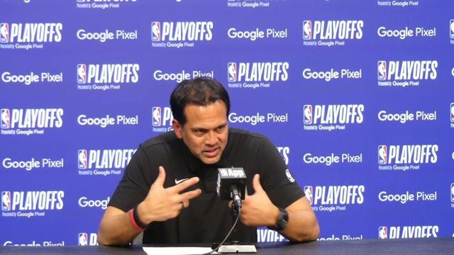 Erik Spoelstra Says Miami Heat Laid An Egg In Historic Game 3 Loss To Cavs