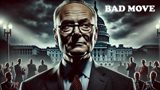 BAD MOVE: Do not believe Chuck Schumer's reason for allowing Trump's continuing resolution!
