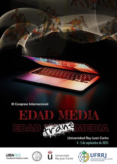 affiche du colloque #médiévalisme et transmedia de Madrid