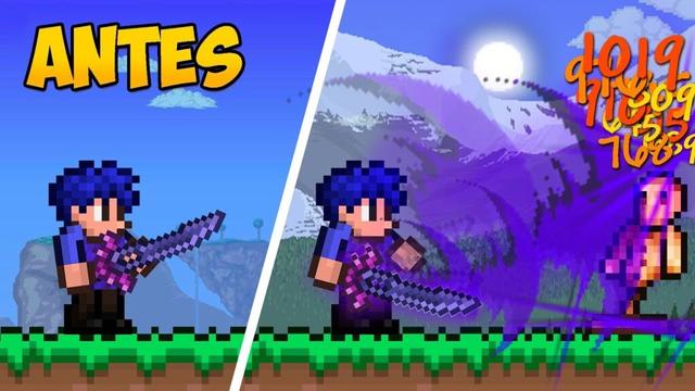 TERRARIA MAS... AS ESPADAS MELHORAM A CADA ATAQUE