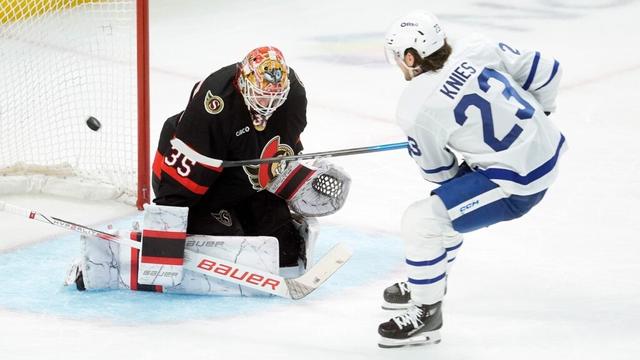 Must See: Knies blows by Zub and undresses Ullmark for filthy goal - TSN