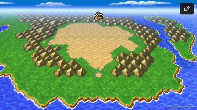 Screenshot of the airship in Final Fantasy 4. "Giving the player a fast travel mechanism (a shortcut, or fast-traversal vehicle) makes them feel more powerful, and the world feel smaller. It’s a psychologically impactful way of granting a reward, aside from plainly buffing their stats or giving them a powerful item."