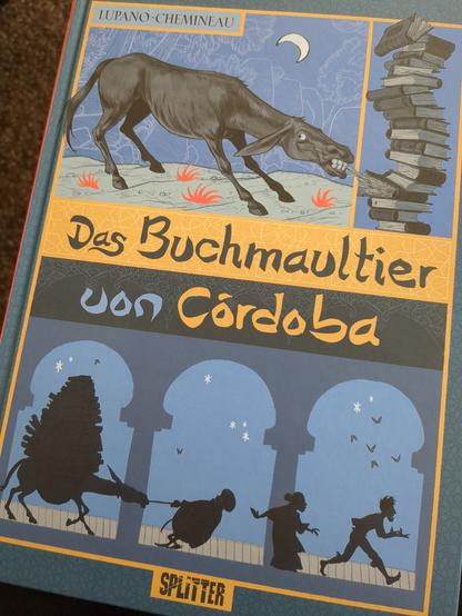 Es zeigt das Cover des Comics "das Buchmaultier von Cordoba"