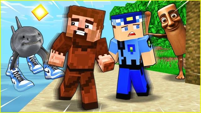 TUNG TUNG SAHUR VE ARKADAŞLARI HERKESİ TROLLEDİ! 😂 - Minecraft