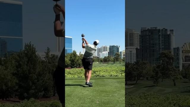Travis and Jason Kelce’s swings are ____...comment below!  #golf #kelce