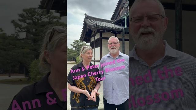 Robert Day Travel Japan Tour Review - Ann & Peter joined the Japan Cherry Blossom Tour.
