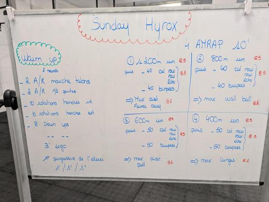 Hyrox workout