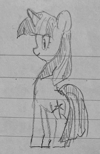 Twilight Sparkle from My Little Pony (a traditional art).