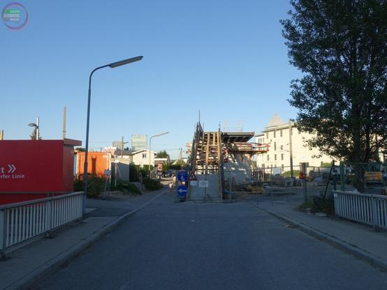 Baustelle für Steg