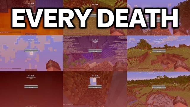 Getting ALL 1290 Death Message in Minecraft!