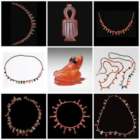 Sunday Beady Eye Candy : Carved Beads and Amulets from Ancient Egypt

from a selection pinned with provenance to our Sweepings board on Pinterest, tap the Linktree in our profile or the link in-post 

#SundayBeadyEyeCandy #BeadyEyeCandy #BeadMonster #Beads #EverythingsBetterWithBeads #AncientEgypt