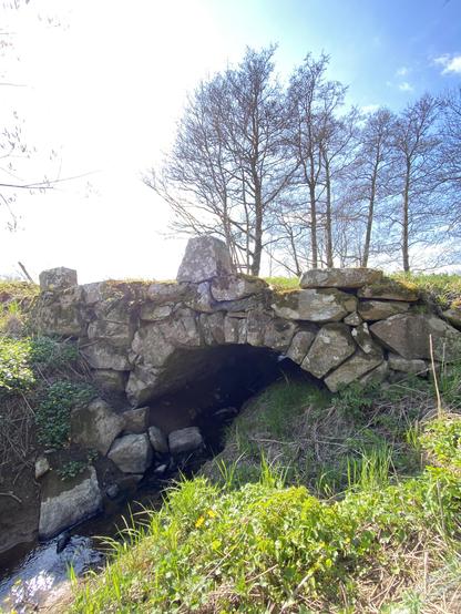 A small stone bridge from 1792, Sweden