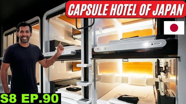 Inside 50$ Famous Capsule Hotel of Tokyo Japan 🇯🇵 S8 EP 90 | Pakistan to Japan Tour