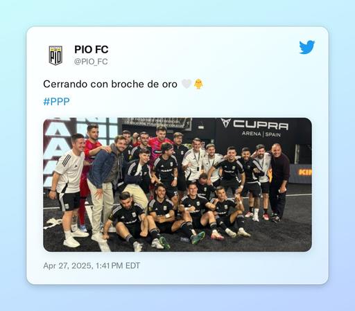 Cerrando con broche de oro 🤍🐥

#PPP https://t.co/BcL49TpdUk