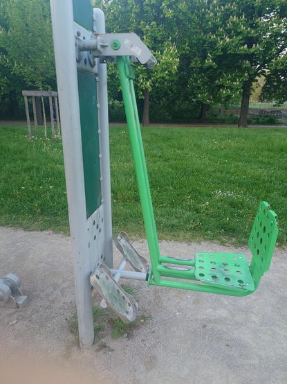 Leg press machine at the park