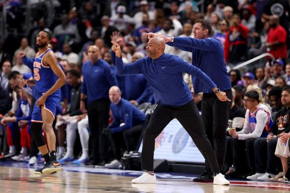 NBA playoffs: Knicks beat Pistons in Game 4 after controversial no-call that set off coach J.B. Bickerstaff