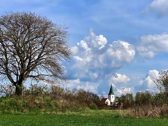 Three and church at Billinge