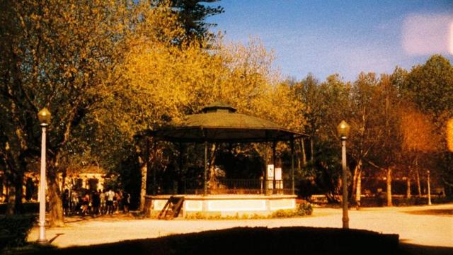 The bandstand in the Parque de Infante Dom Pedro in Aveiro.