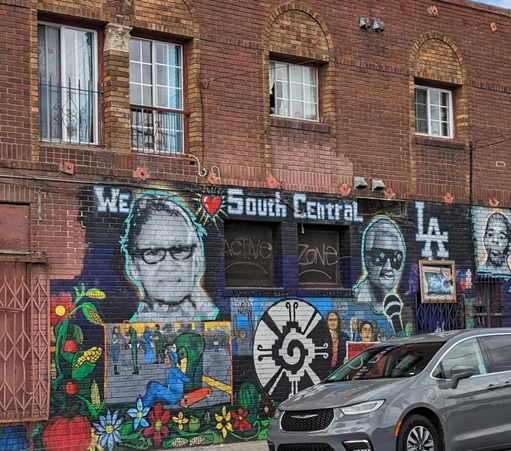 We ❤️ South Central mural in many styles