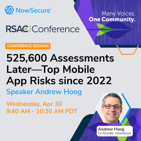 RSAC 2025 talk - Andrew Hoog